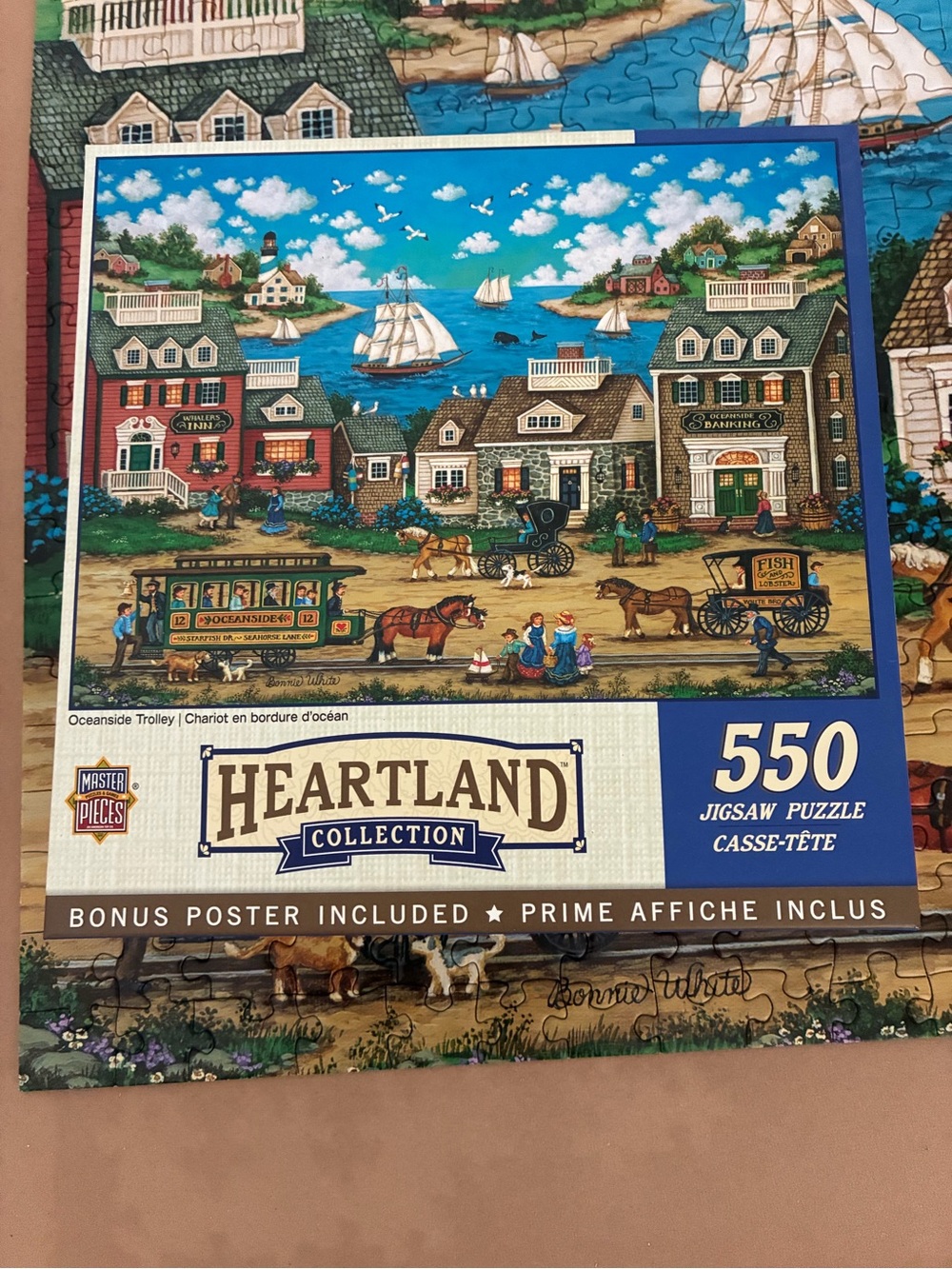 Heartland Collection 550-Piece Jigsaw Puzzle - Blue